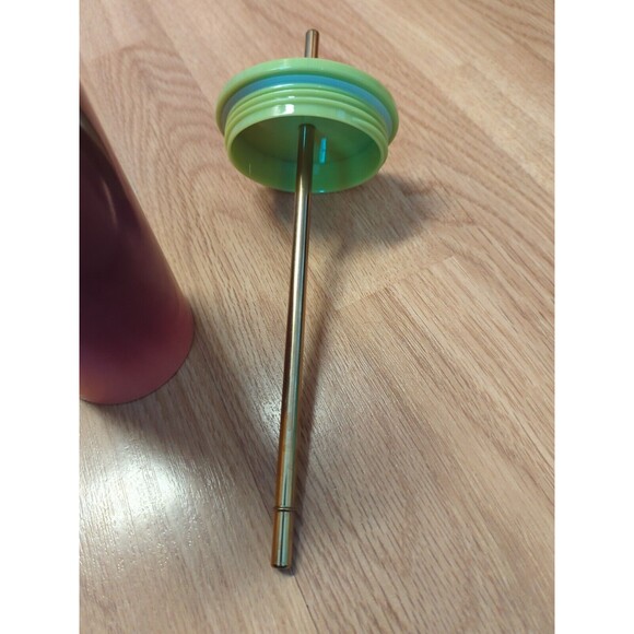 Starbucks Stainless Steel Tumbler Ombre Purple Pink Green Lime Berry 24 Oz 2022 - Picture 7 of 11